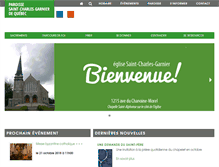 Tablet Screenshot of paroisse-saint-charles-garnier.org